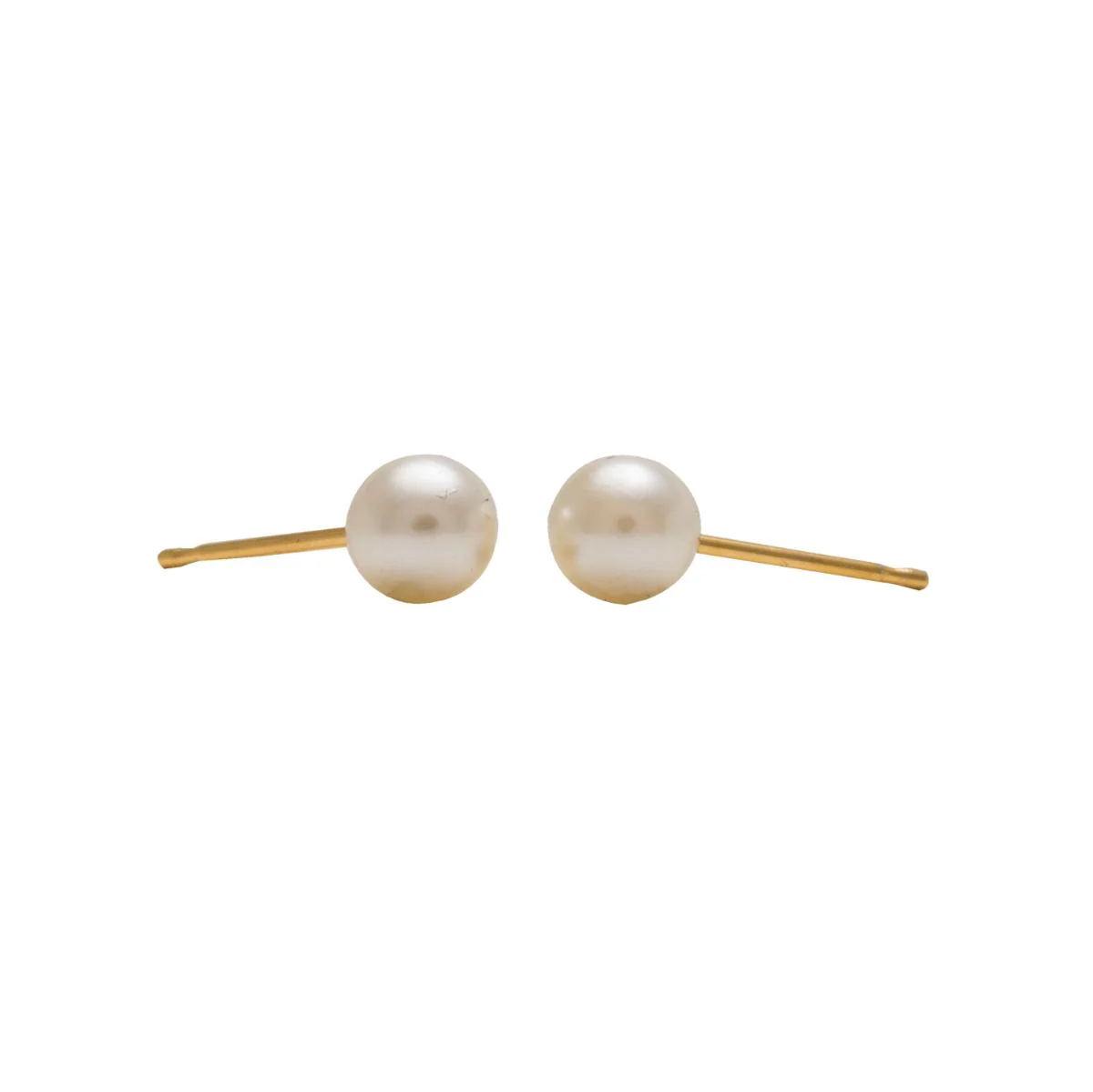 Studex Gold Plated 5mm White Pearl - Image 3