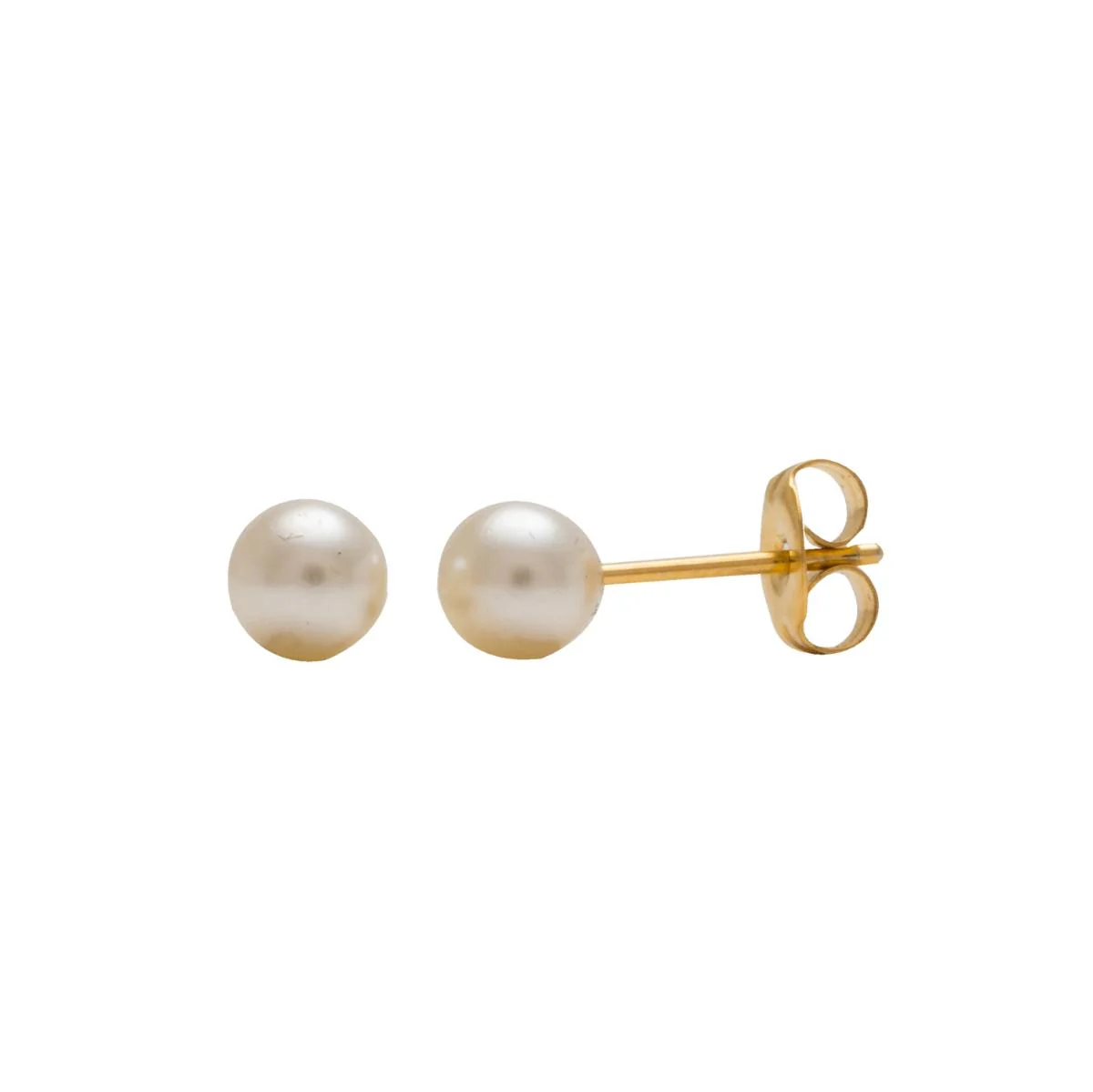 Studex Gold Plated 5mm White Pearl - Image 4