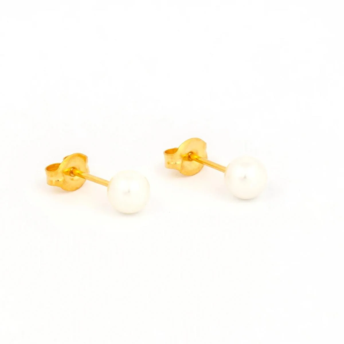 Studex Gold Plated 5mm White Pearl - Image 5