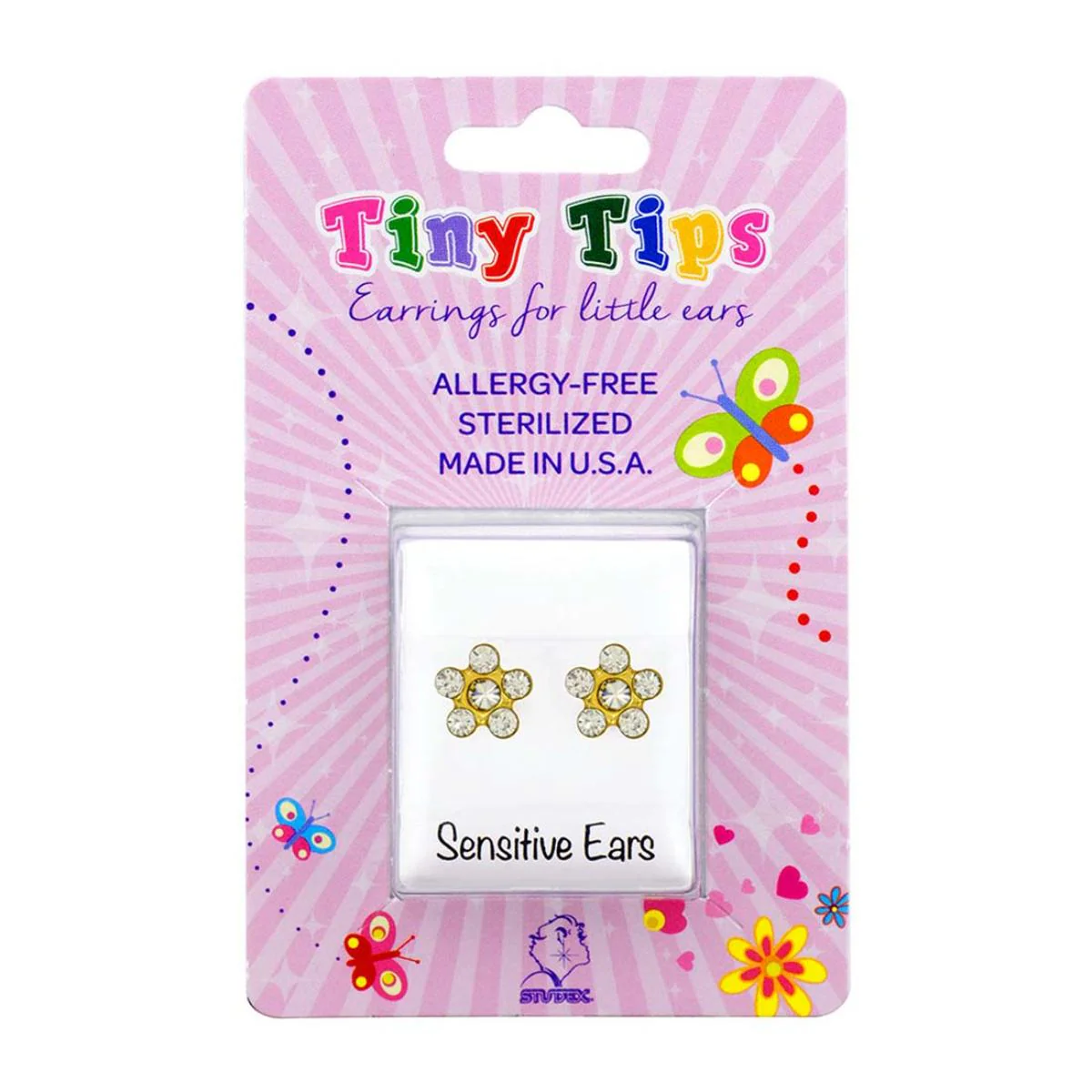 Studex Gold Plated Daisy April Crystal Kids - Image 2