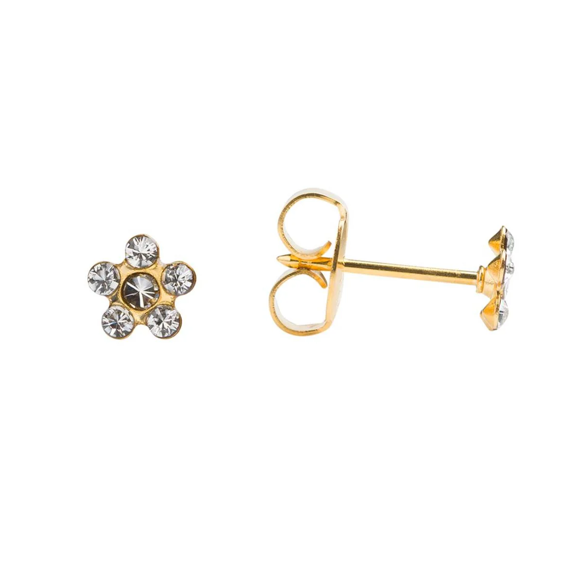 Studex Gold Plated Daisy April Crystal Kids - Image 4