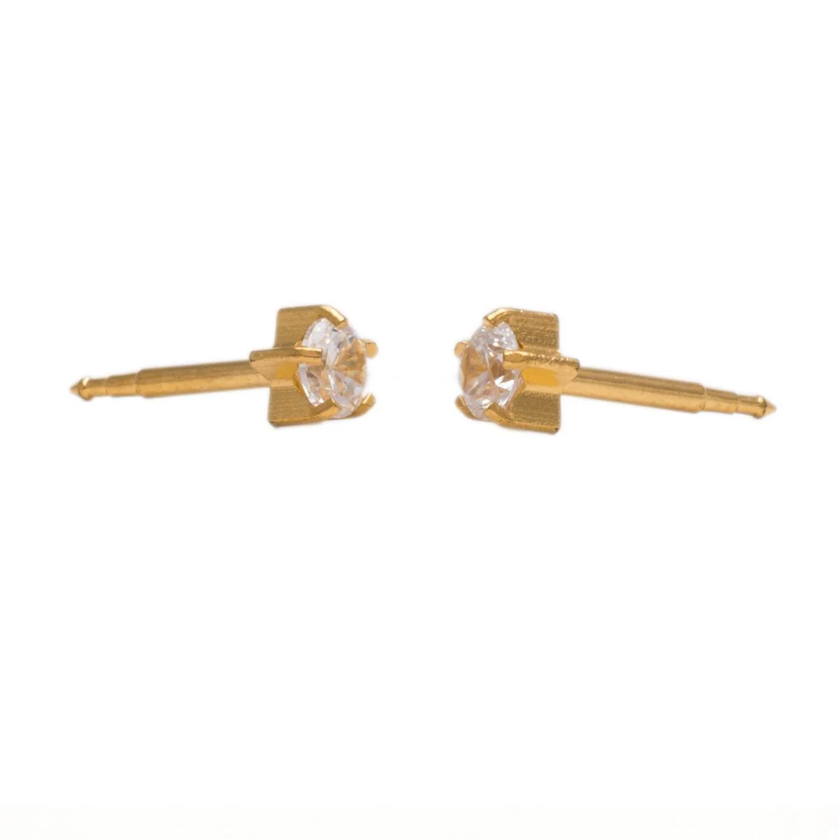 Studex Gold Plated Regular Tiffany Cubic Zirconia Card Deluxe - Image 3