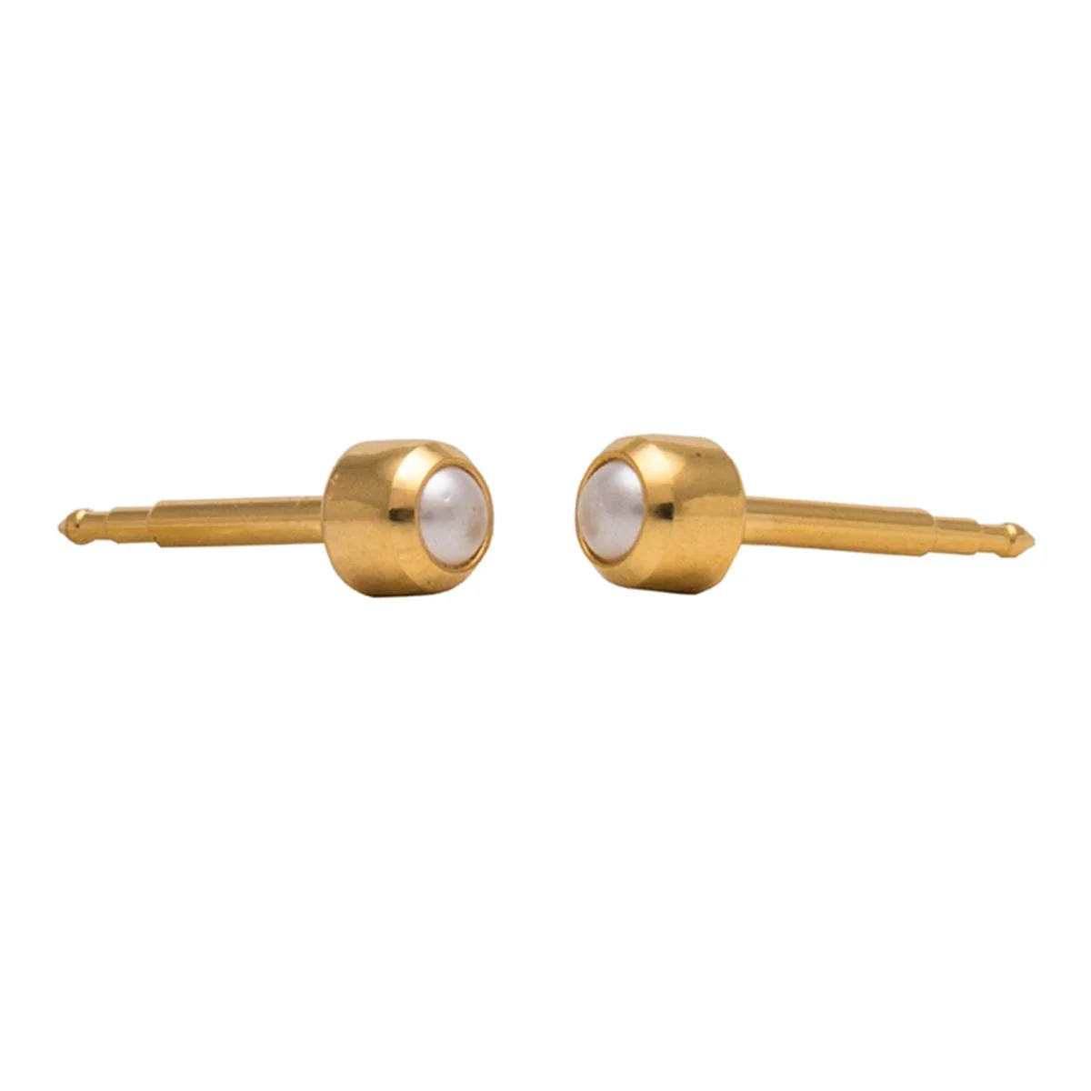 Studex Gold Plated Regular White Pearl Card - Image 5