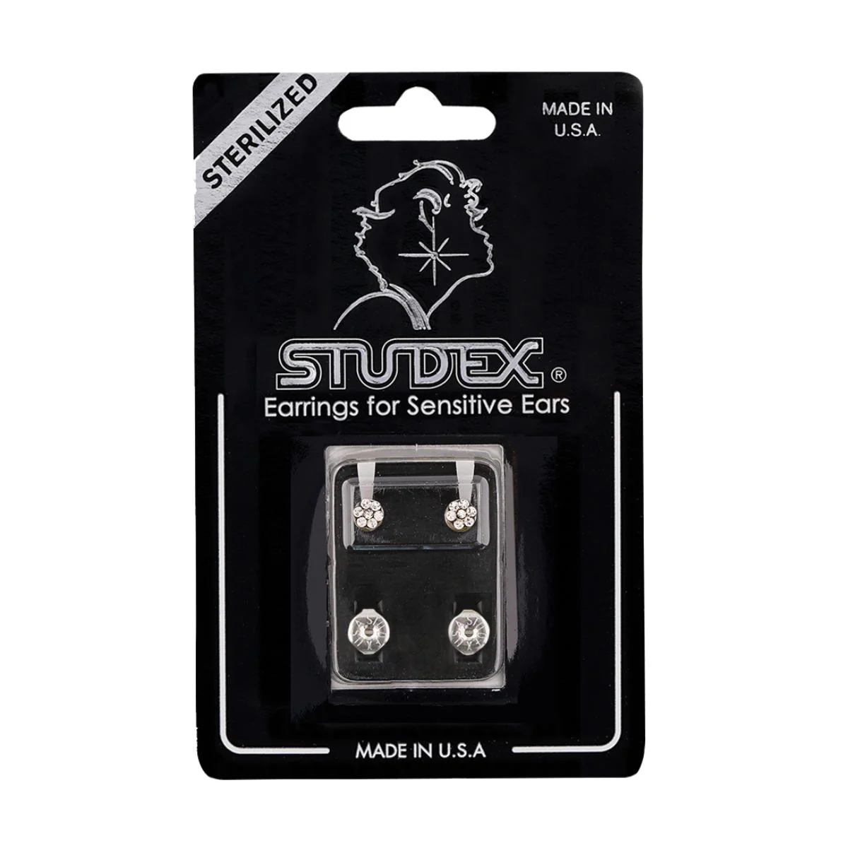 Studex Stainless Steel April Crystal Card Deluxe - Image 2