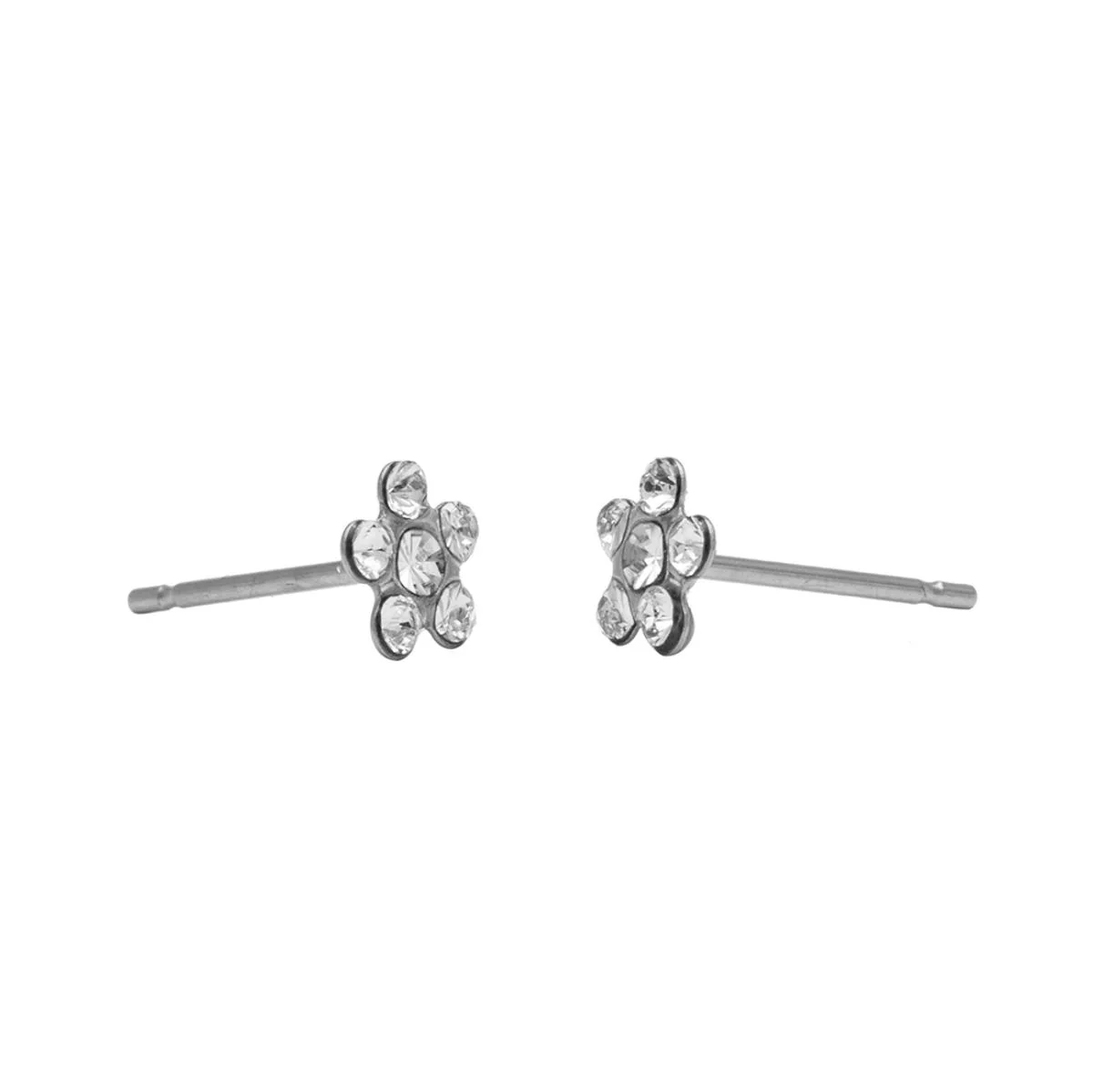 Studex Stainless Steel Daisy April Crystal - Image 3