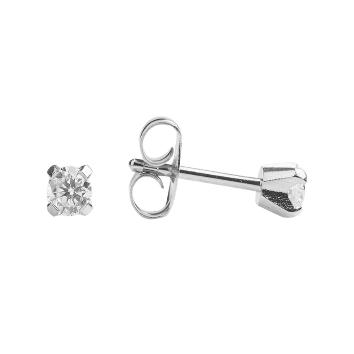 Studex Stainless Steel Tiffany 3mm Cubic Zirconia - Image 4