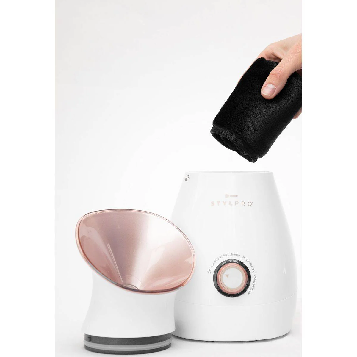 Stylpro 4-In-1 Facial Steamer Rose Gold - Image 6