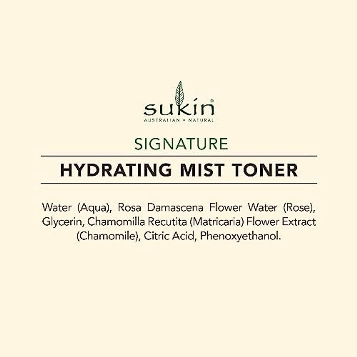 Sukin Hydrating Mist Toner 125ml - Image 2