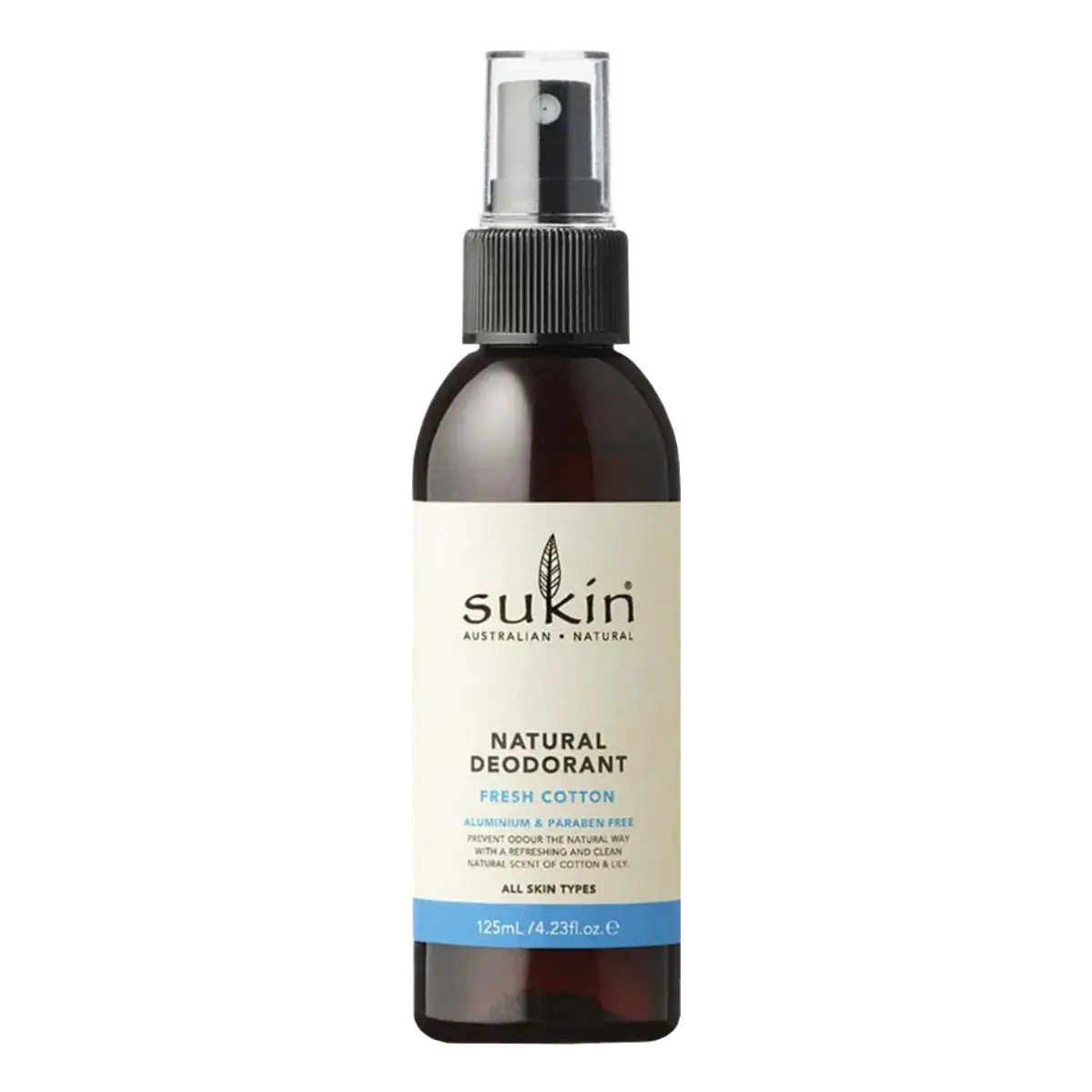 Sukin Natural Deodorant Fresh Cotton 125ml
