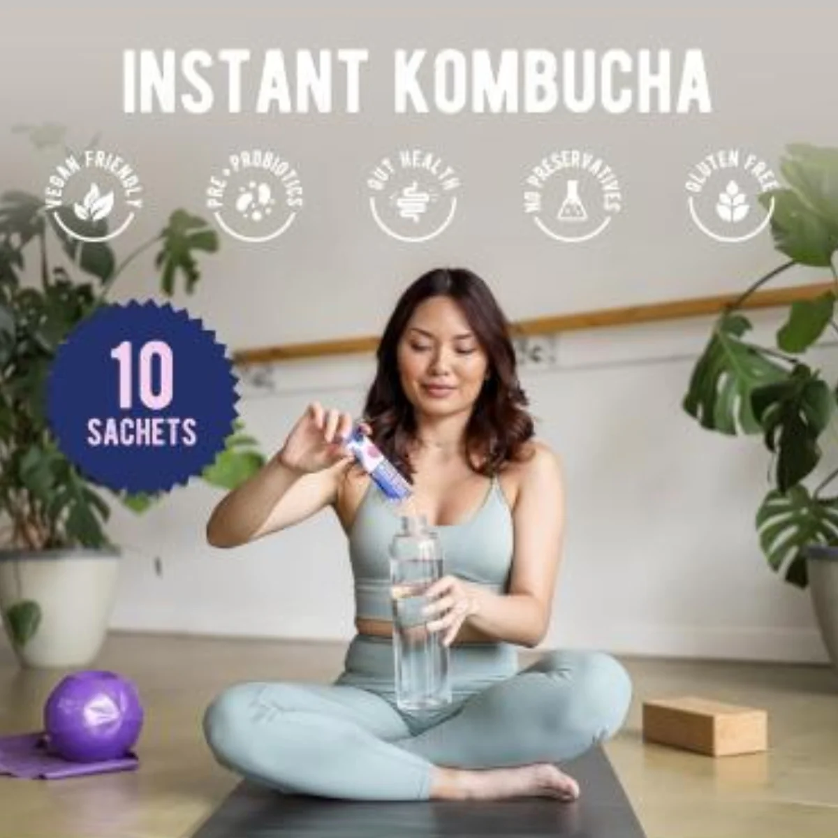 Superfoods Company Instant Kombucha Mixed Berries 10 x 5g Sachets - Image 4