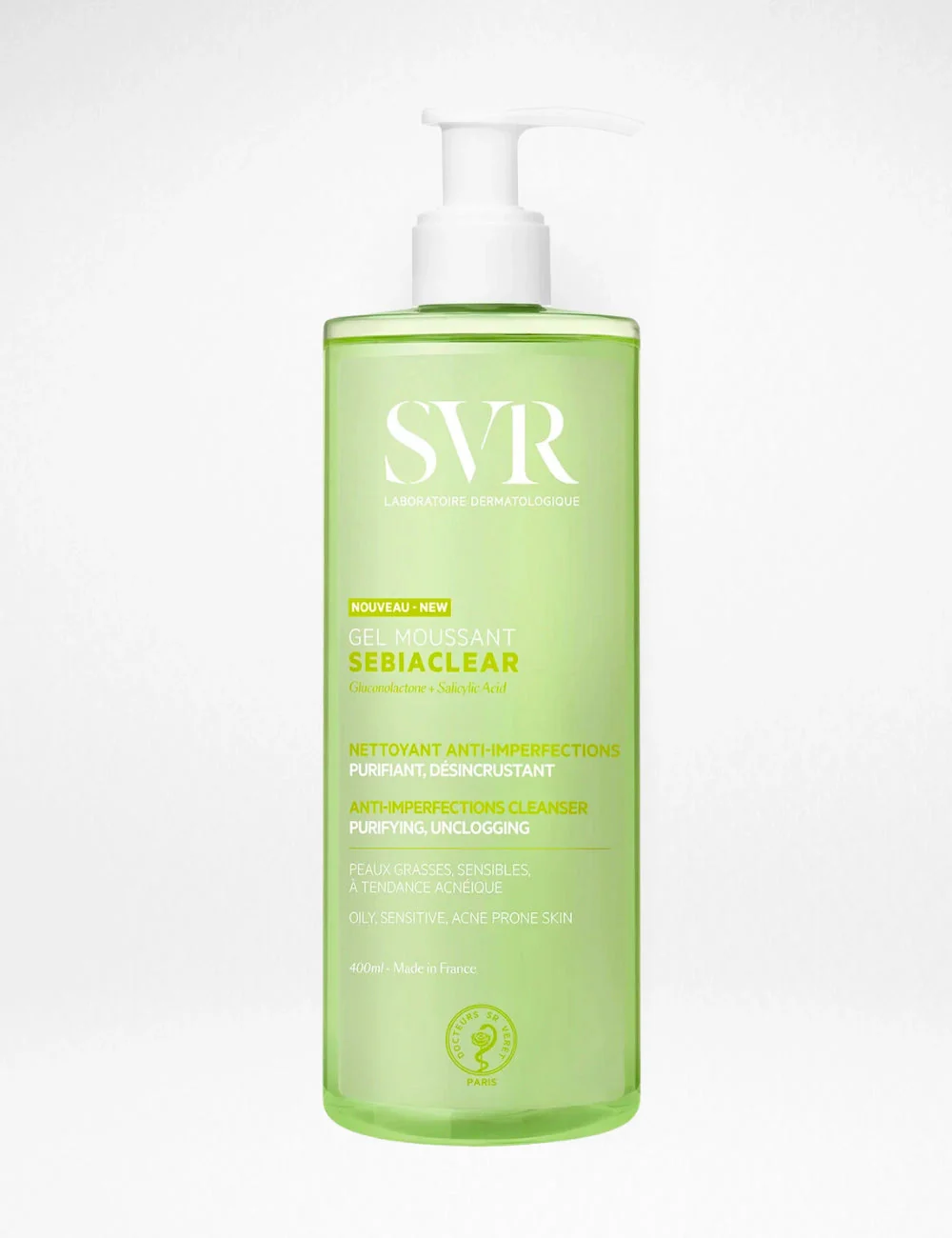 SVR Sebiaclear Anti Imperfections Cleanser Gel 400ml - Image 2