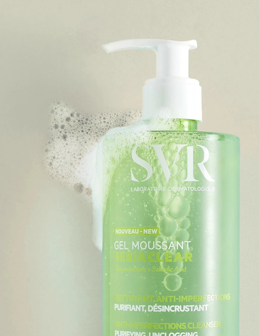 SVR Sebiaclear Anti Imperfections Cleanser Gel 400ml - Image 3