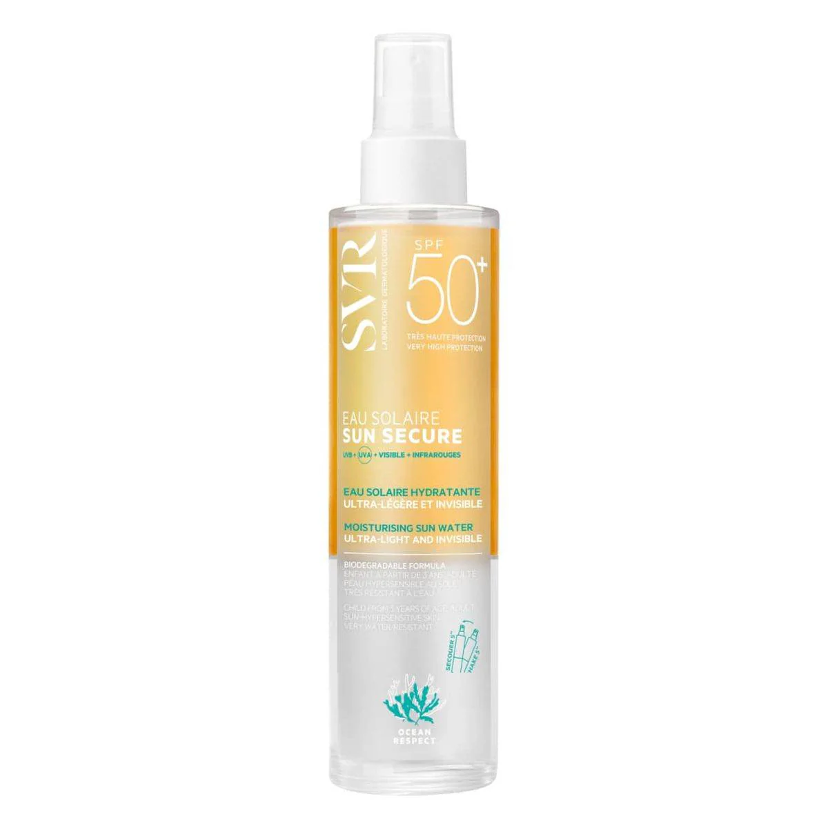SVR Sun Secure Sun Protection Water SPF50+ 200ml