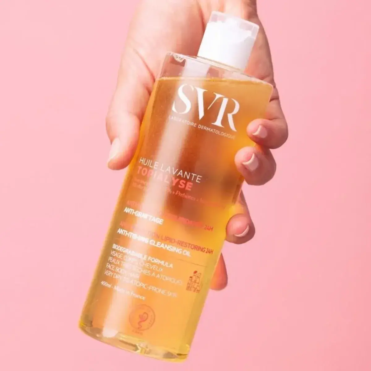 SVR Topialyse Soothing Cleansing Oil 400ml - Image 2