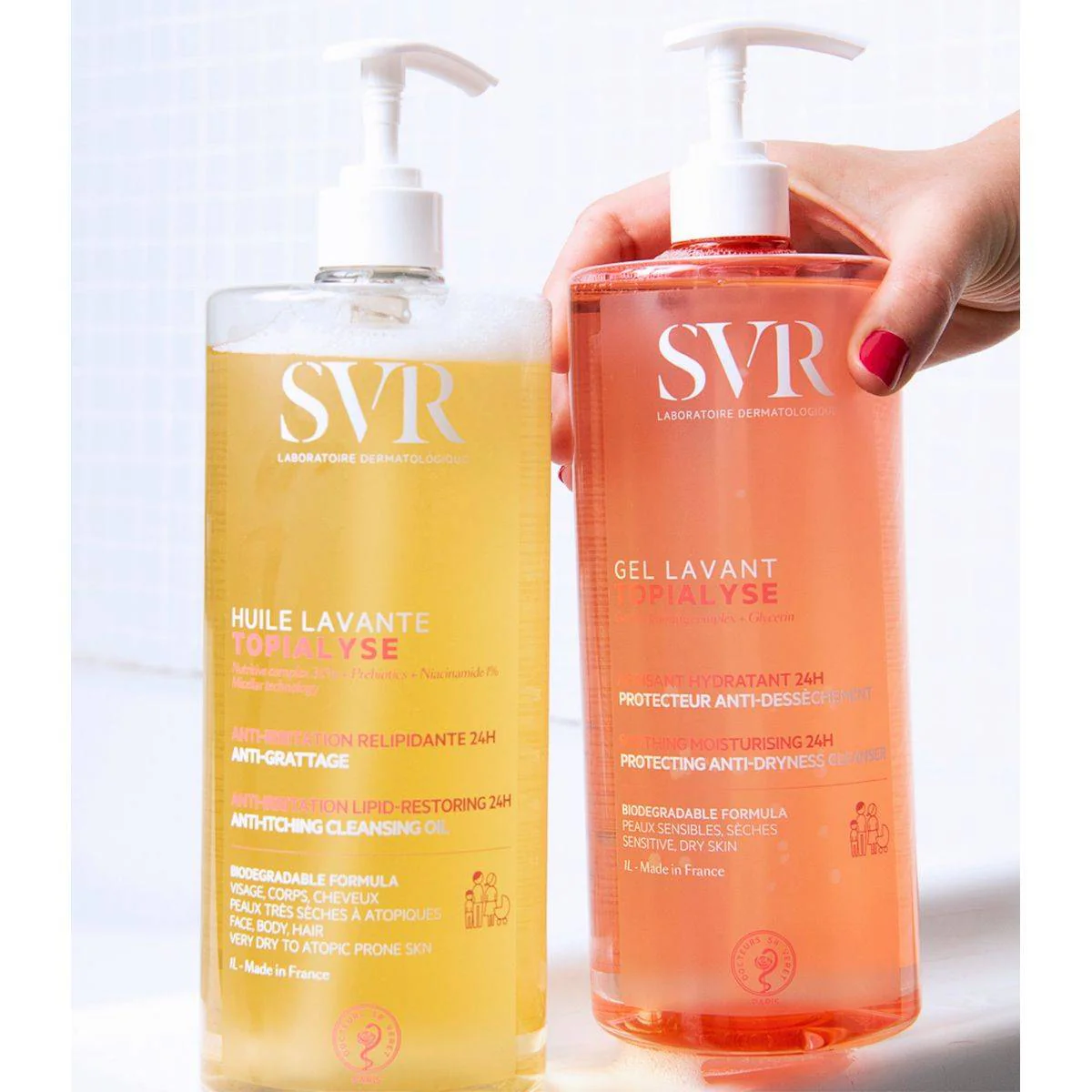 SVR Topialyse Soothing Cleansing Oil 400ml - Image 4