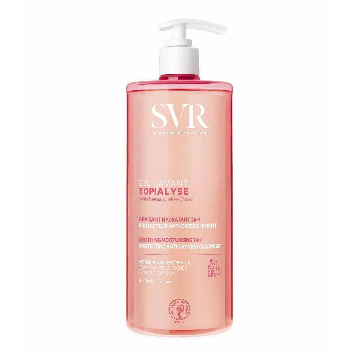 SVR Topialyse Soothing Moisturising Cleansing Gel 1000ml