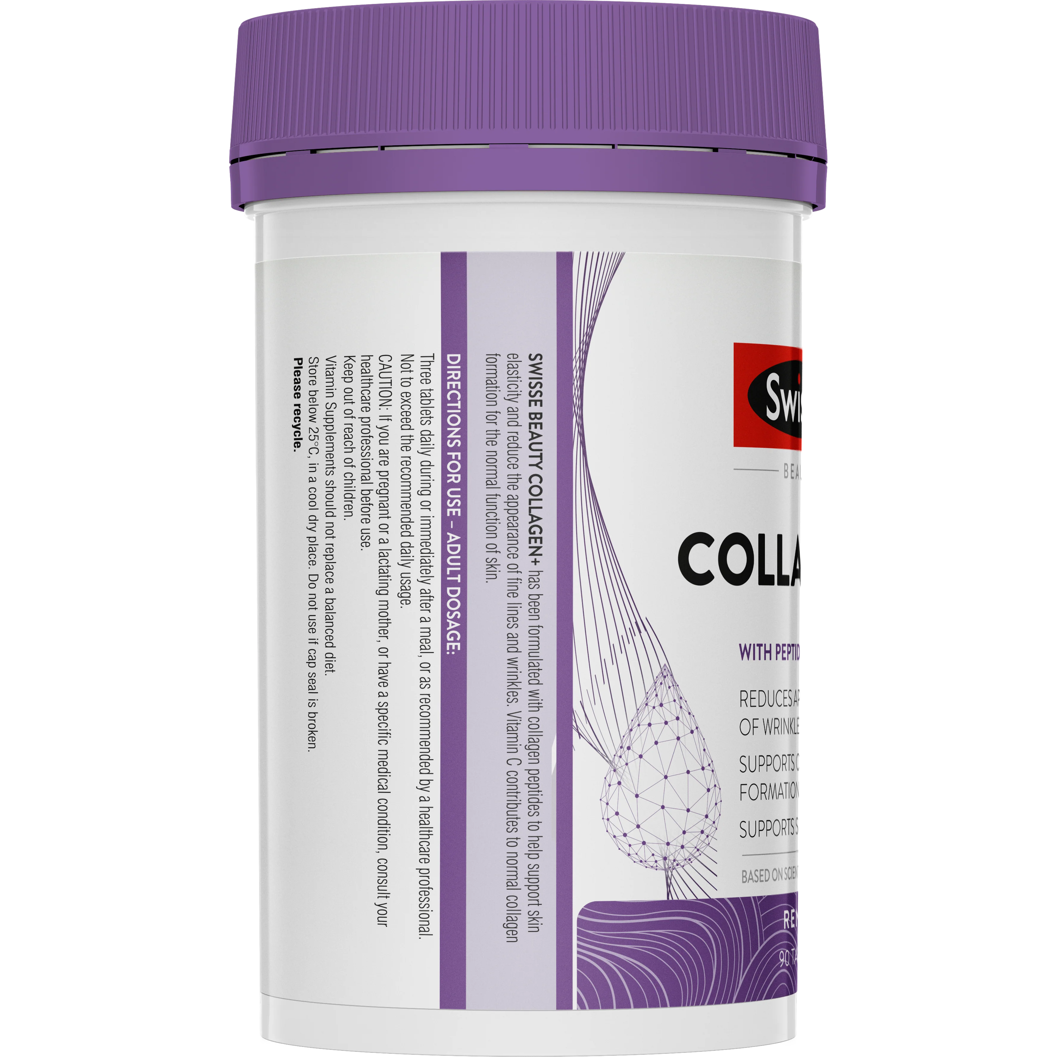 Swisse Beauty Collagen+ 90 Tablets - Image 2