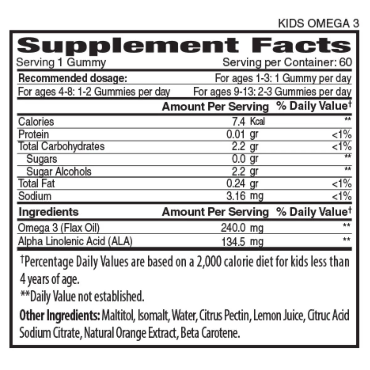 The Gummies Co Kids Omega 3 60 Gummies - Image 2