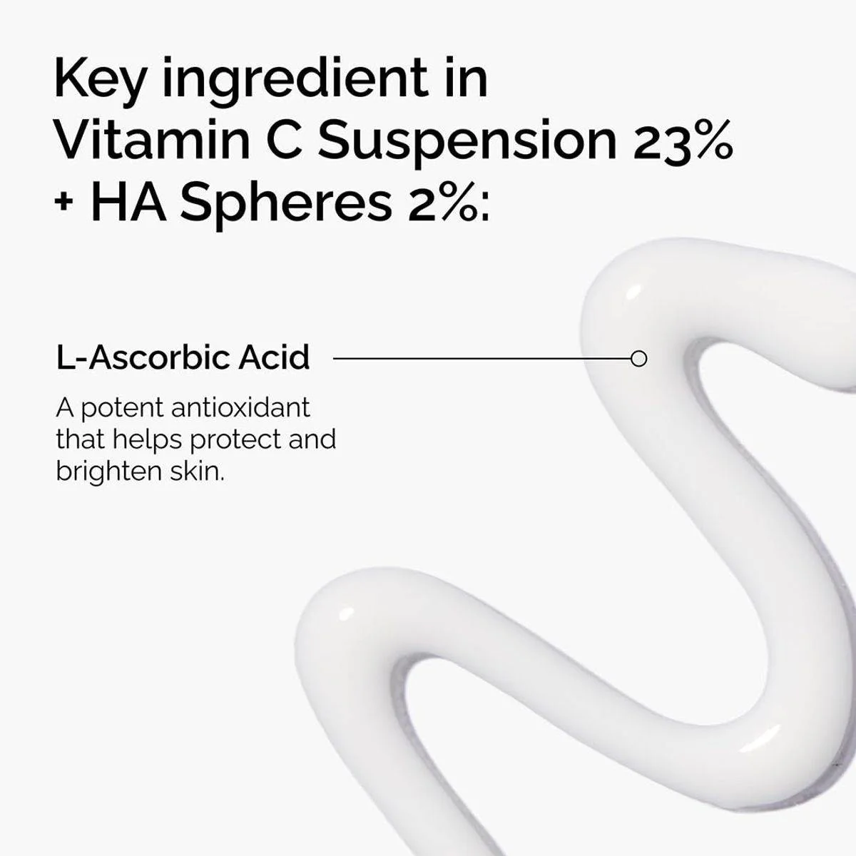 The Ordinary Vitamin C Suspension 23% + Hyaluronic Acid Spheres 2% Serum 30ml - Image 4