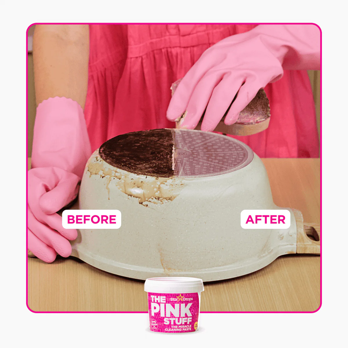 The Pink Stuff The Miracle Cleaning Paste 850g - Image 3