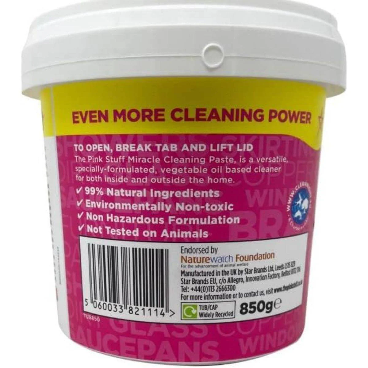 The Pink Stuff The Miracle Cleaning Paste 850g - Image 6
