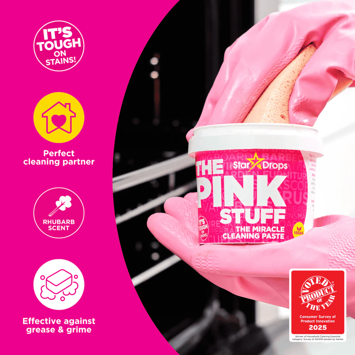 The Pink Stuff The Miracle Cleaning Paste 850g - Image 7
