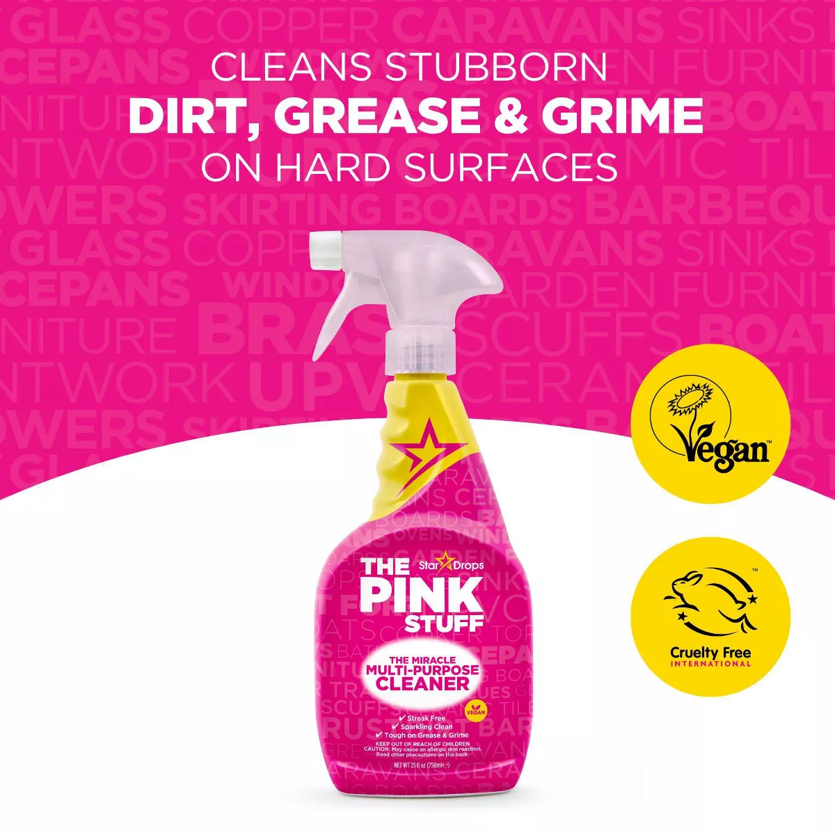 The Pink Stuff The Miracle Multipurpose Cleaner 750ml - Image 4