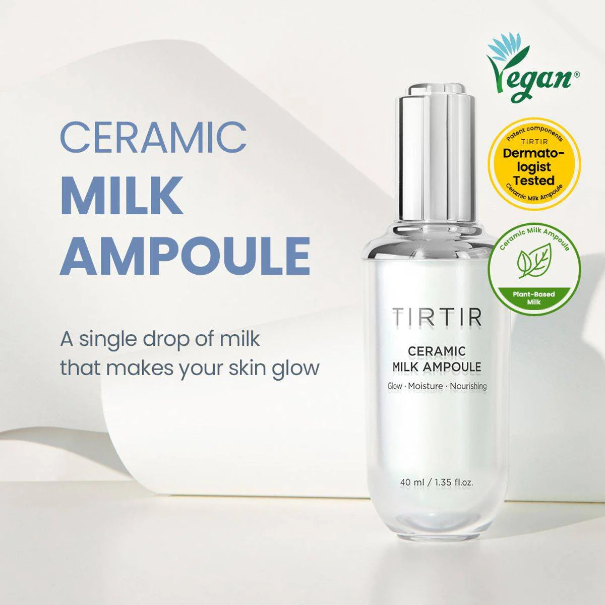 TirTir Ceramic Milk Ampoule 40ml - Image 6
