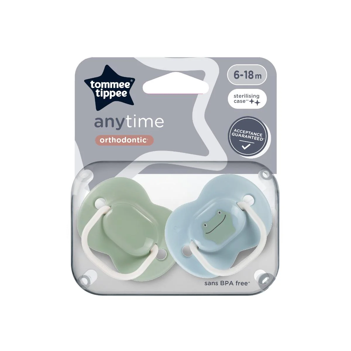 Tommee Tippee Anytime Orthodontic 6-18 Months 2 Pieces - Image 7