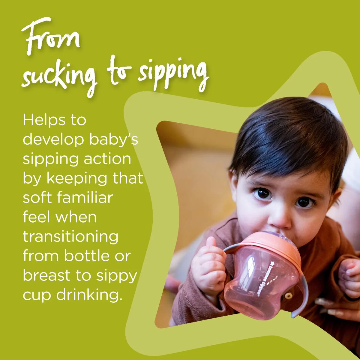 Tommee Tippee Closer to Nature Transition Cup 4 Months+ 150ml - Image 3