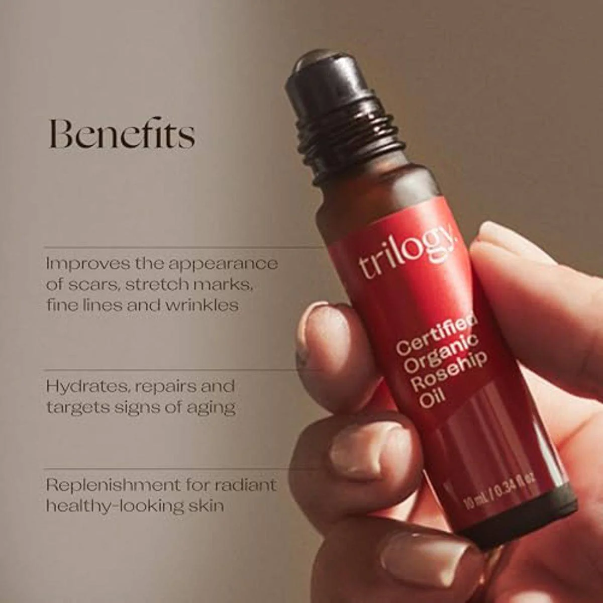 Trilogy Rosehip Oil Rollerball 10ml - Image 2