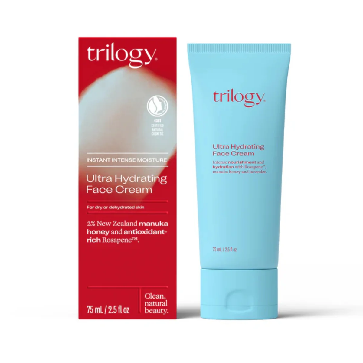 Trilogy Ultra Hydrating Face Cream 75ml - Image 3