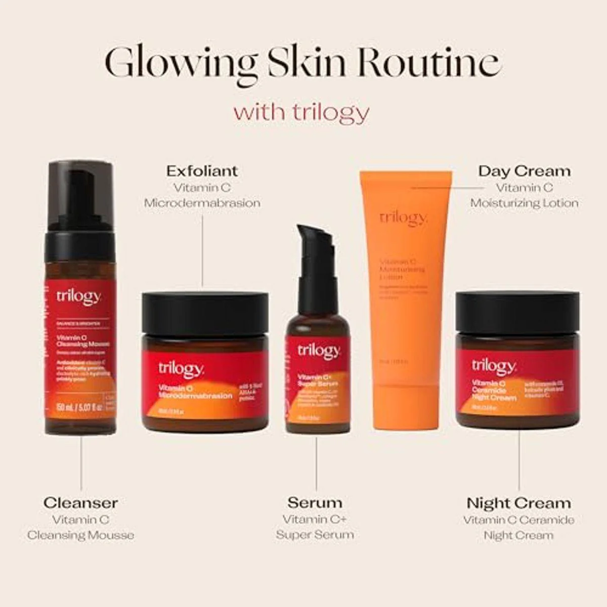 Trilogy Vitamin C Cleansing Mousse 150ml - Image 10