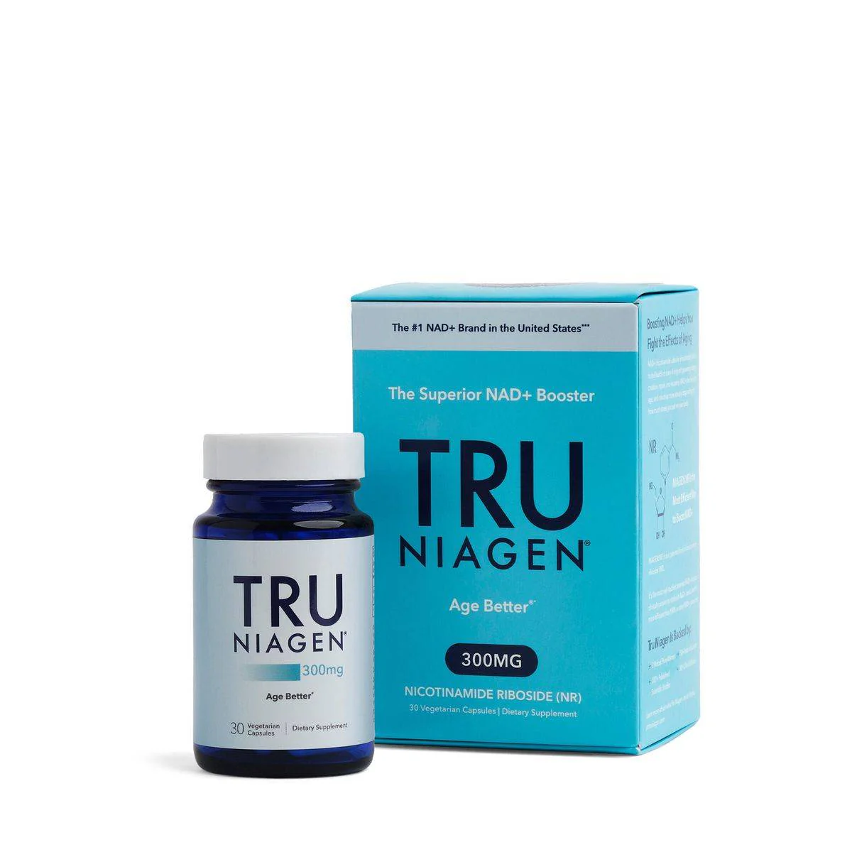 Tru Niagen NAD+ Booster 300mg 30 Capsules - Image 2