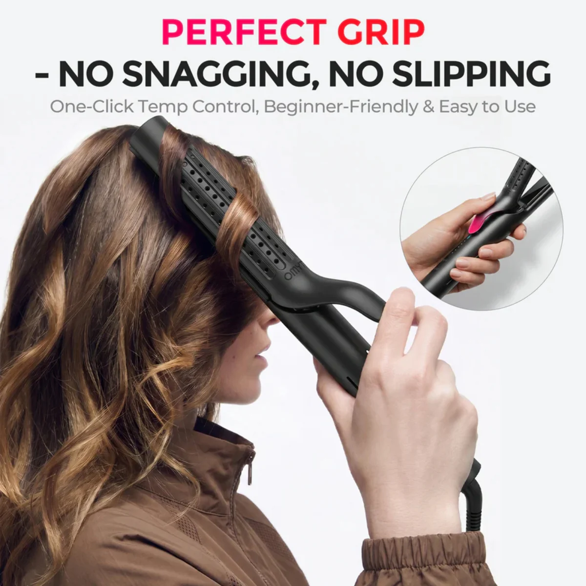 Tymo Airflow 2 In 1 Hair Curler & Straightener Black - Image 4