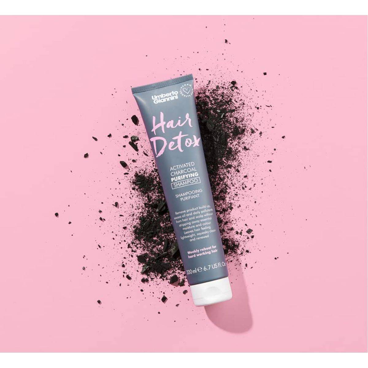Umberto Giannini Charcoal Detox Shampoo 200ml - Image 3