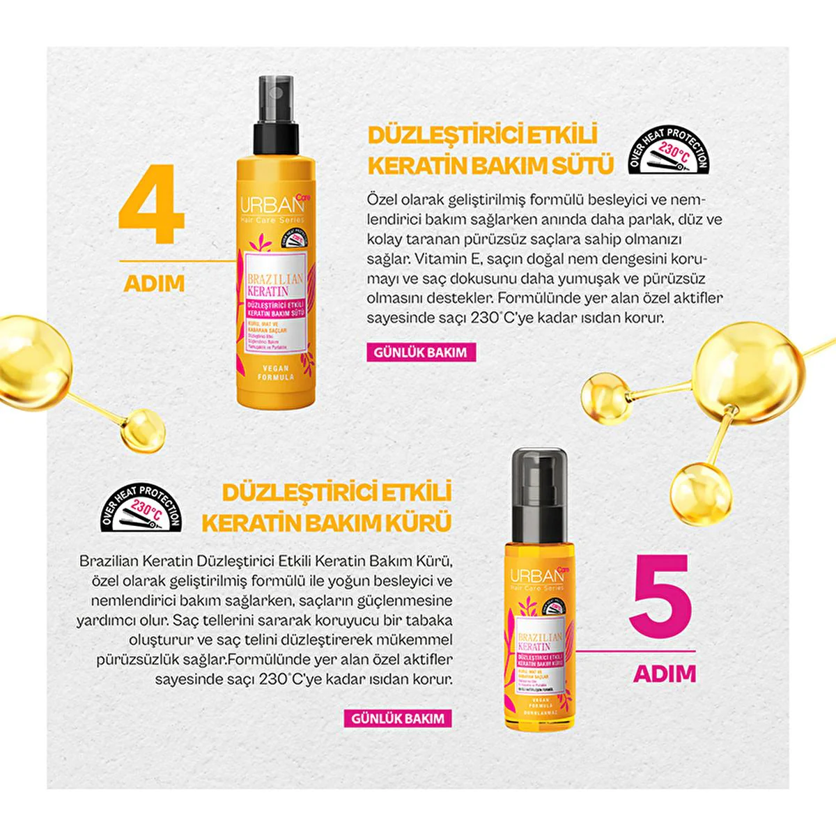 Urban Care Brazilian Keratin Conditioner 200ml - Image 5