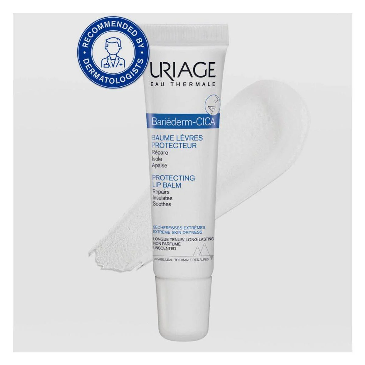 Uriage Bariederm Cica Lips Protective Balm 15ml - Image 3