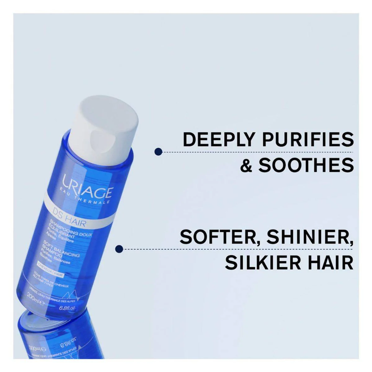 Uriage DS Hair Shampoo Soft Balancing 200ml - Image 2