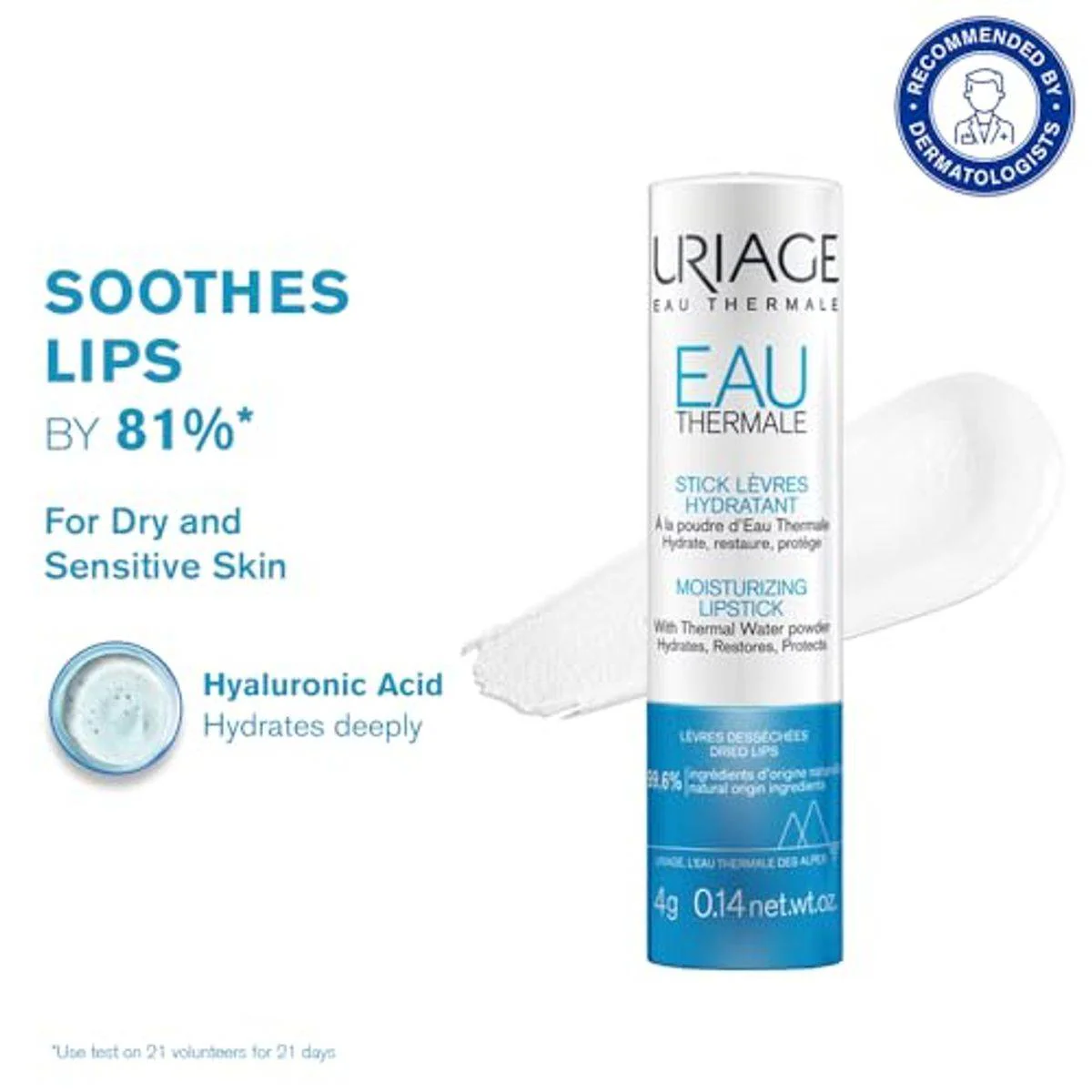 Uriage Eau Thermale Moisturizing Lipstick 4g - Image 5