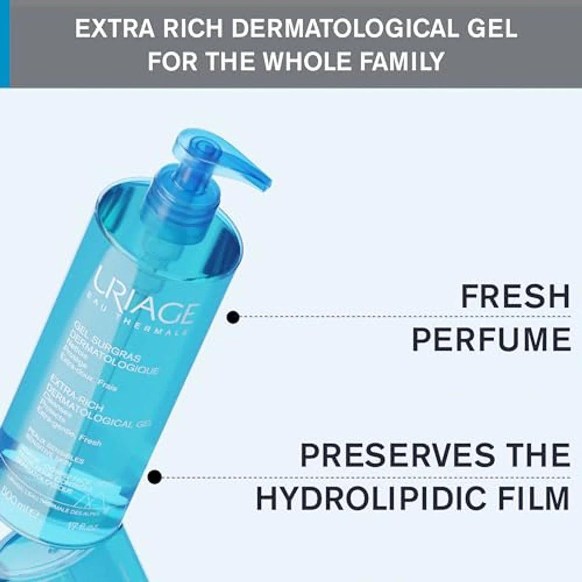 Uriage Extra Rich Dermatological Gel 500ml - Image 2