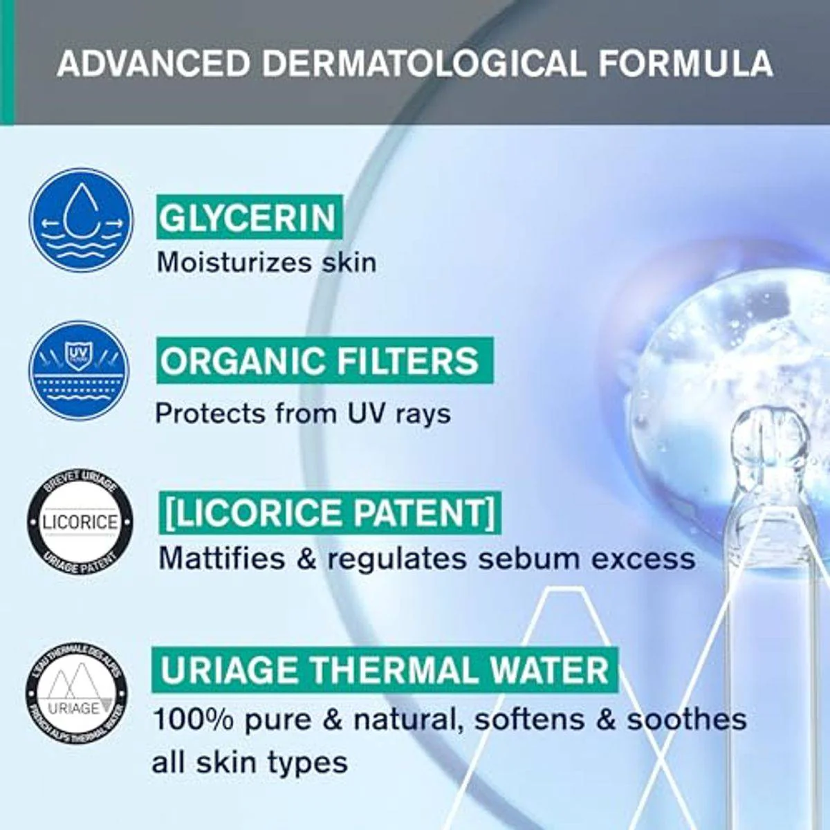 Uriage Hyseac Mattifying Fluid SPF50 50ml - Image 2