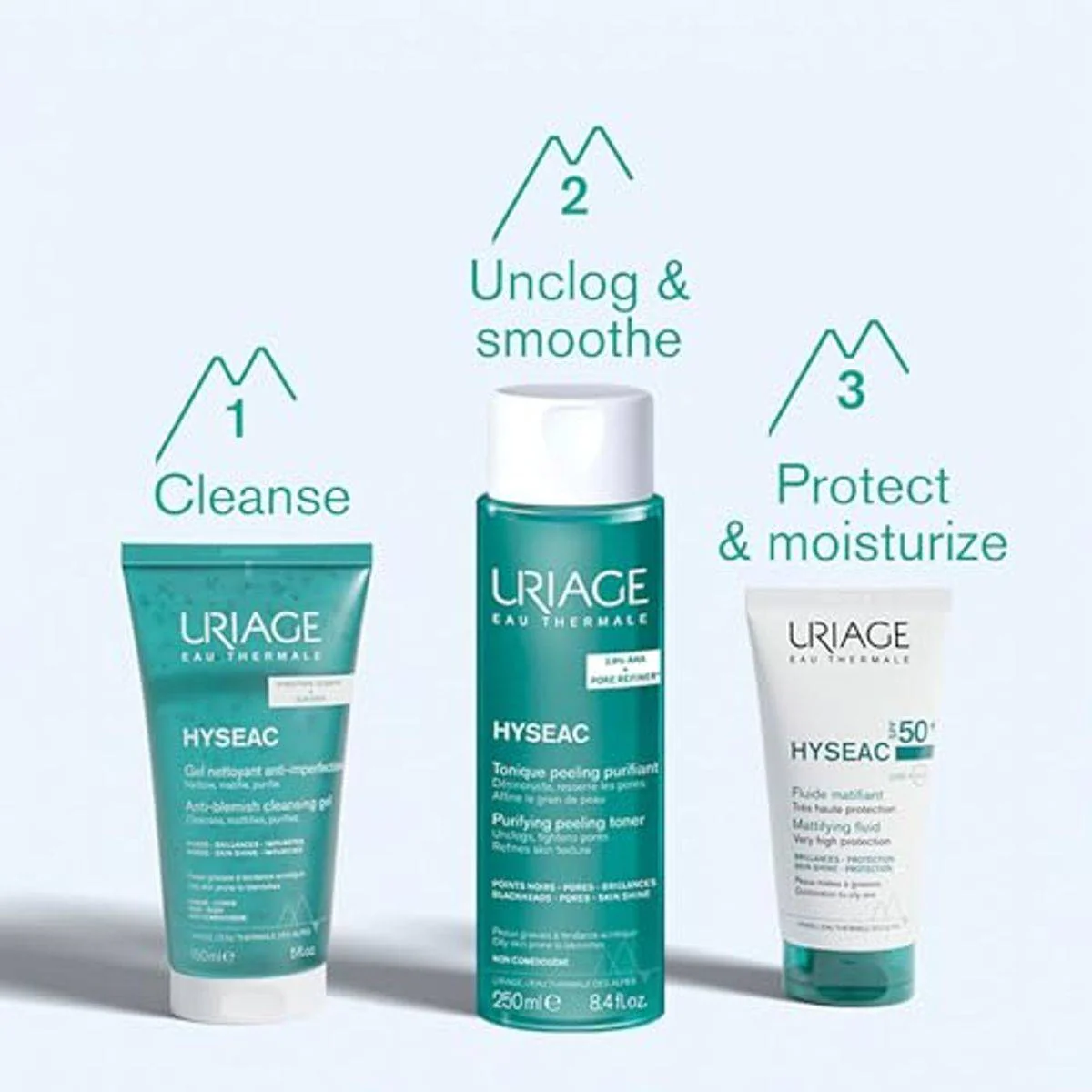 Uriage Hyseac Mattifying Fluid SPF50 50ml - Image 3