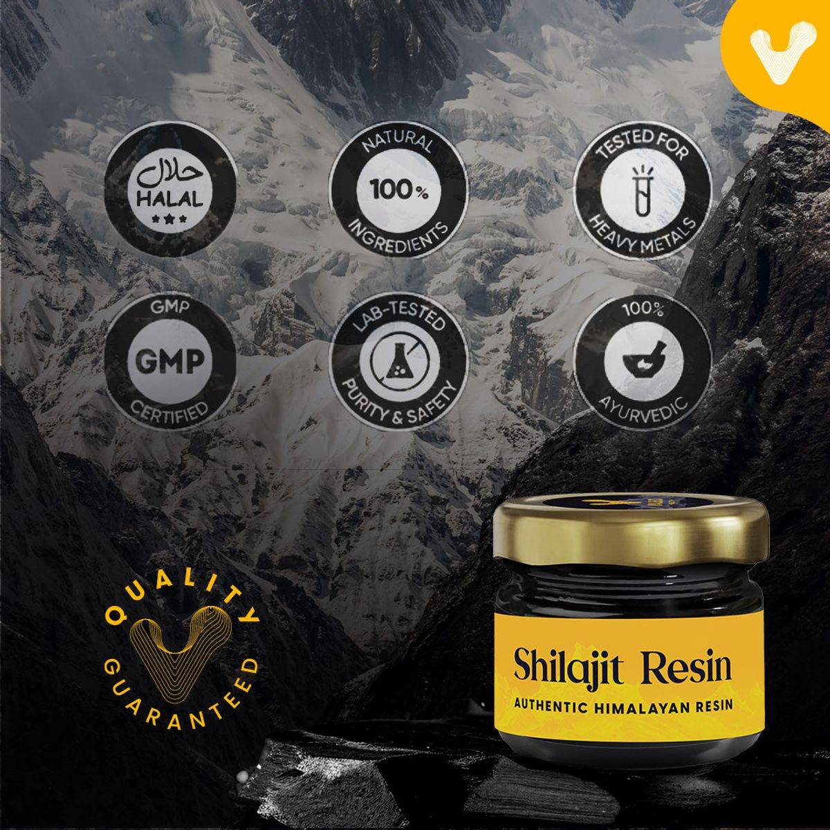 Valeo Pure Himalayan Shilajit Resin 20g - Image 3
