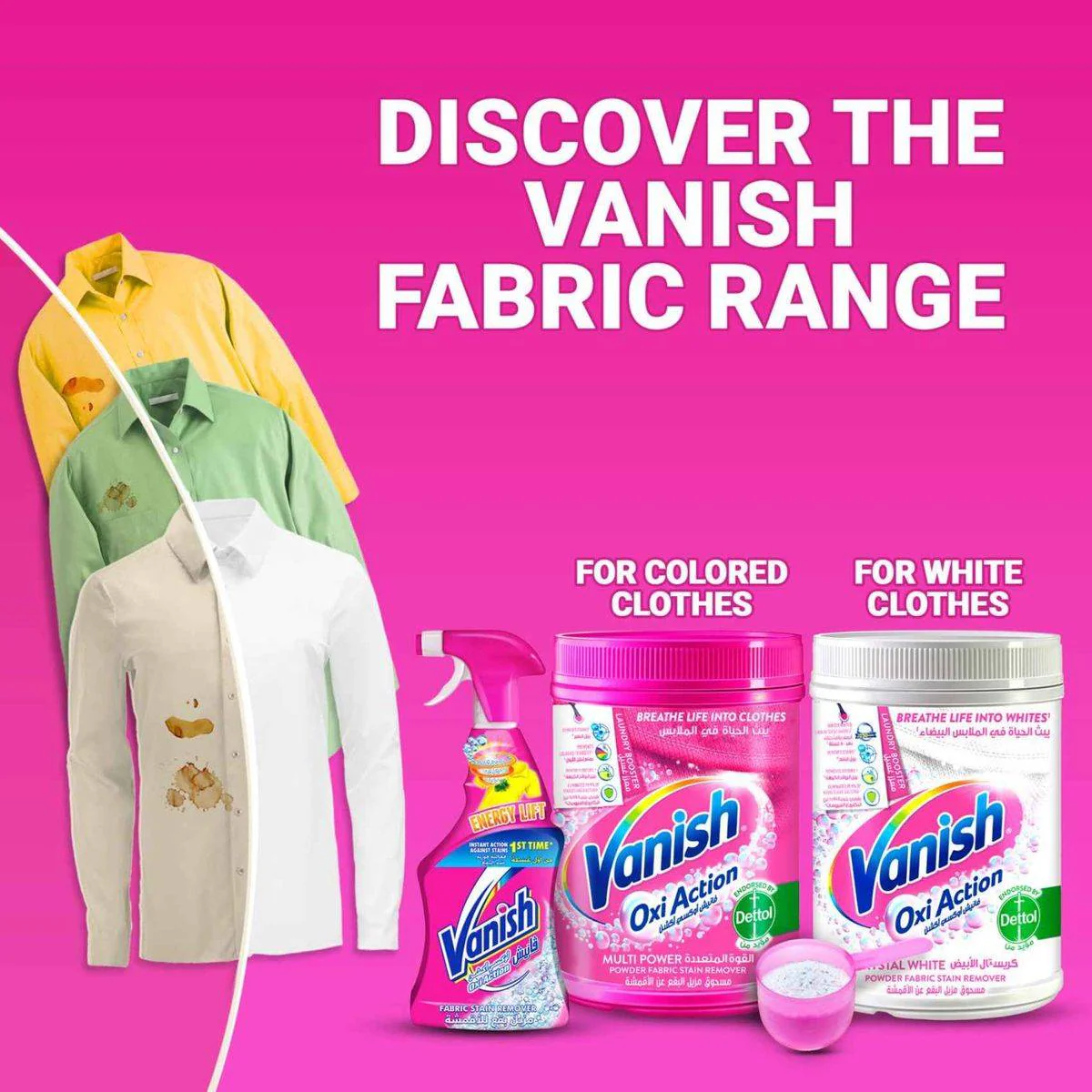 Vanish Stain Remover Oxi Action Carpet & Upholstery Trigger Spray 500ml - Image 4