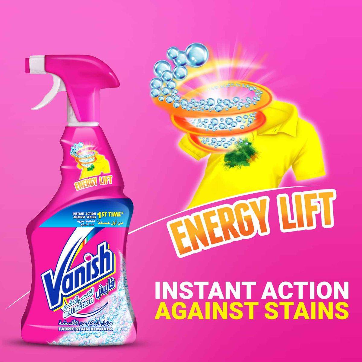 Vanish Stain Remover Oxi Action Fabric Pre Wash Trigger Spray 500ml - Image 5