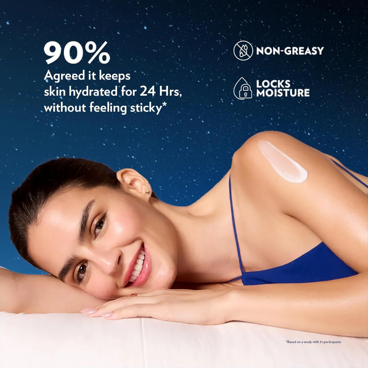 Vaseline Body Lotion Essential Even Tone Gluta-Hya Overnight Radiance Repair 200ml - Image 4