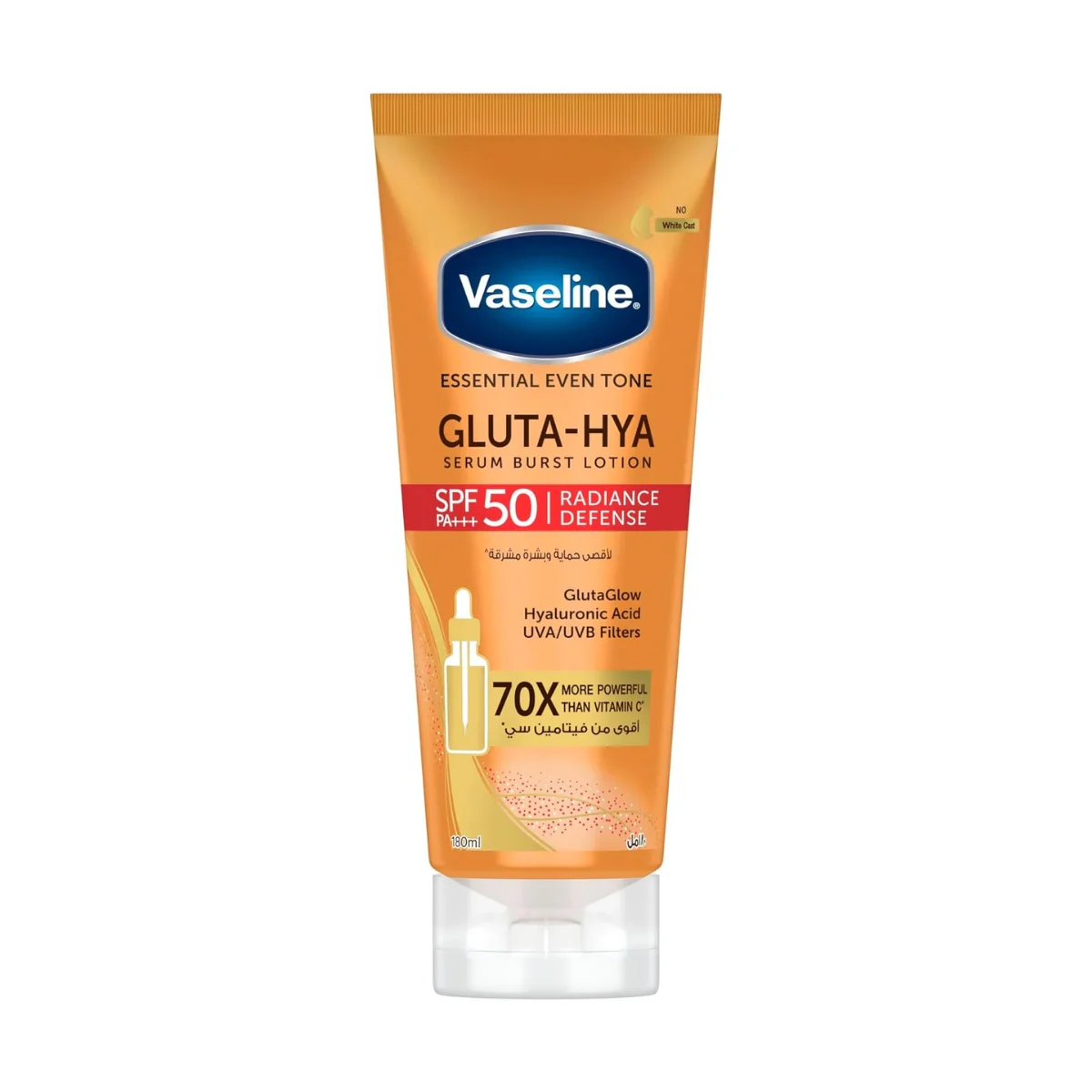 Vaseline Body Lotion Essential Even Tone Gluta-Hya SPF50 180ml