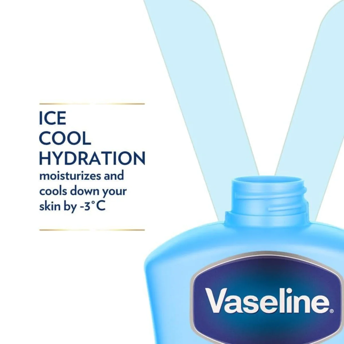 Vaseline Body Lotion Intensive Care Ice Cool Hydration 400ml - Image 3
