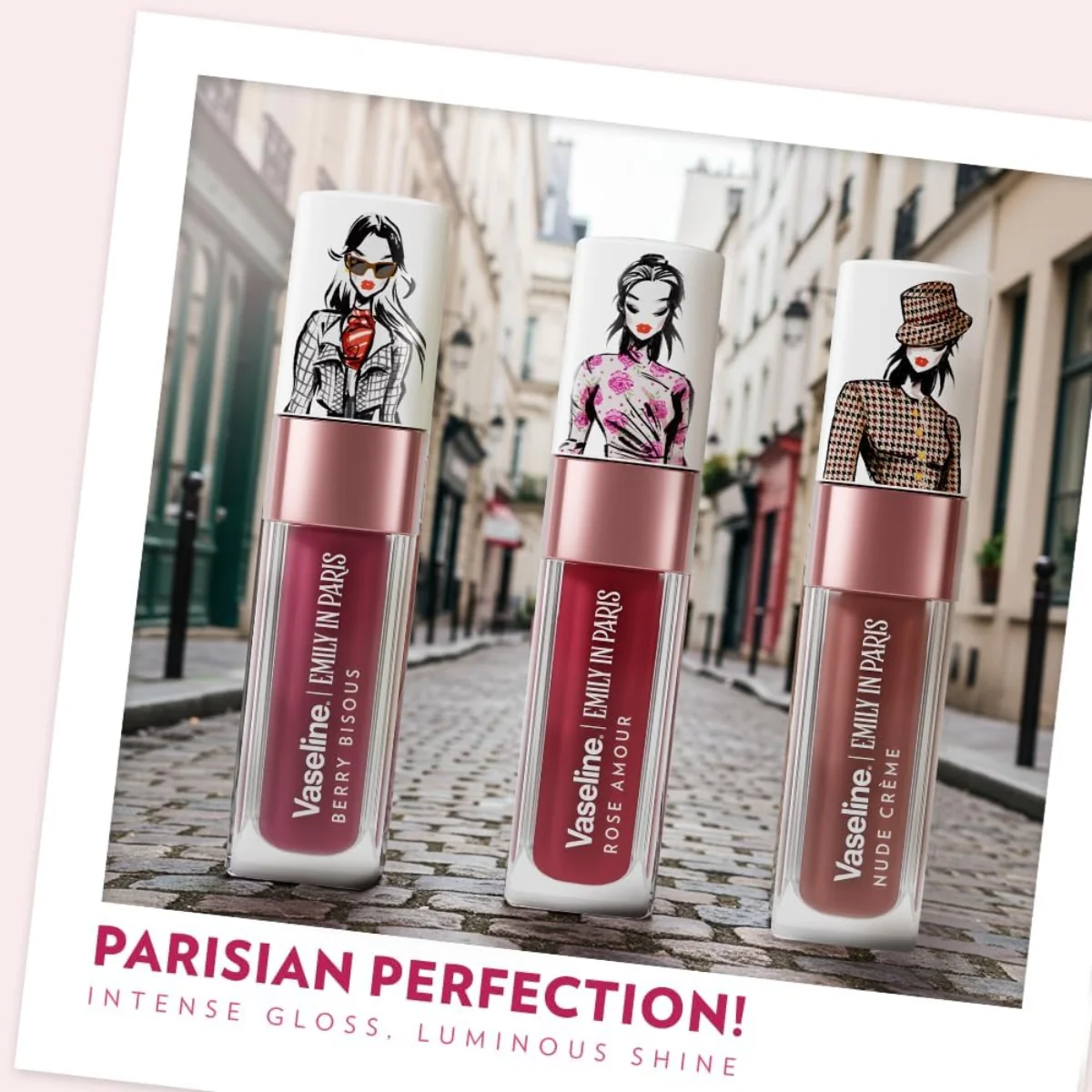 Vaseline Emily in Paris Limited Edition Tinted Lip Oil Nude Creme 4g - Image 7